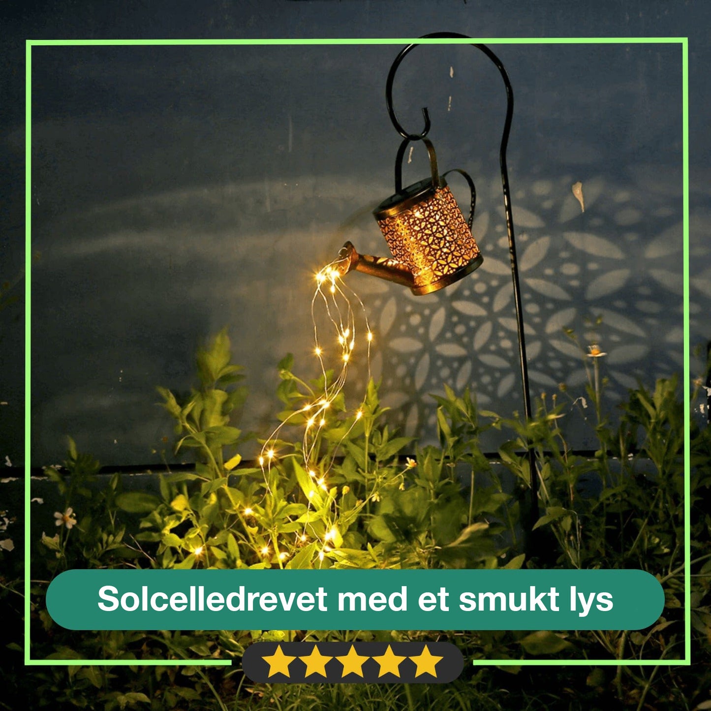 LuminaFlow™ - Solcelledrevet fortryllende vandkande