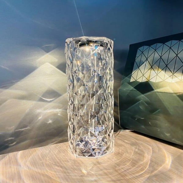 Krystal diamant lampe