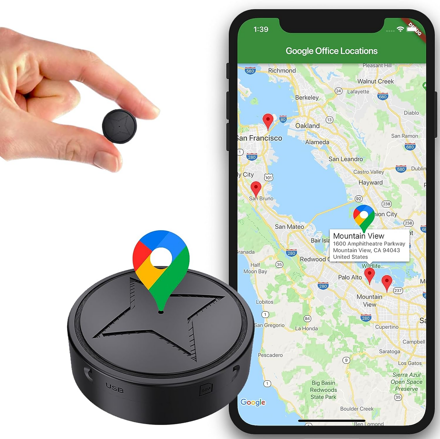 MagnaNav™ - Magnetisk GPS-sporingsenhed