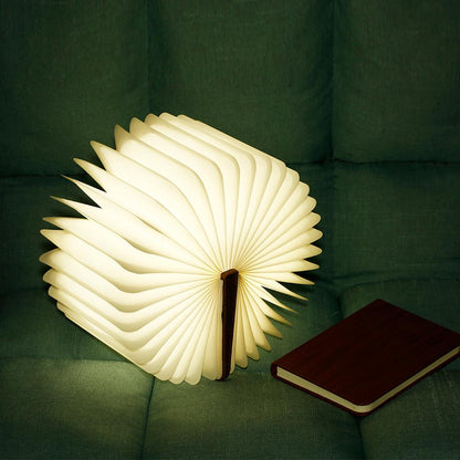 Foldning bog lampe